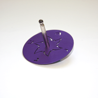 Star dreidel Purple