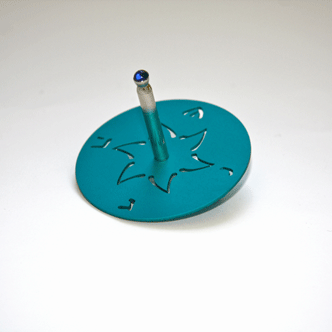 Star dreidel Turquoise