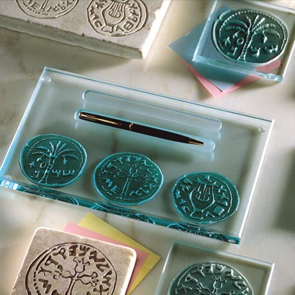 Glass Desk Set Large 